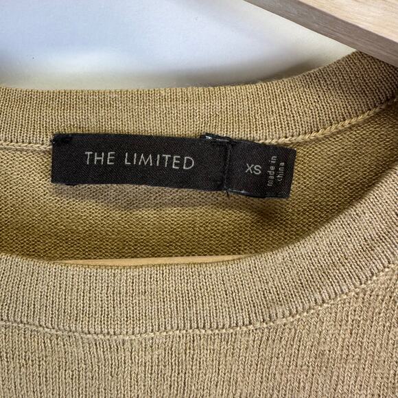 The Limited Brown Striped Wool Blend Crew Neck Long Sleeve Sweater Wmns Size XS - Picture 11 of 14